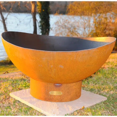 Fire Pit Art Scallop Fire Pit